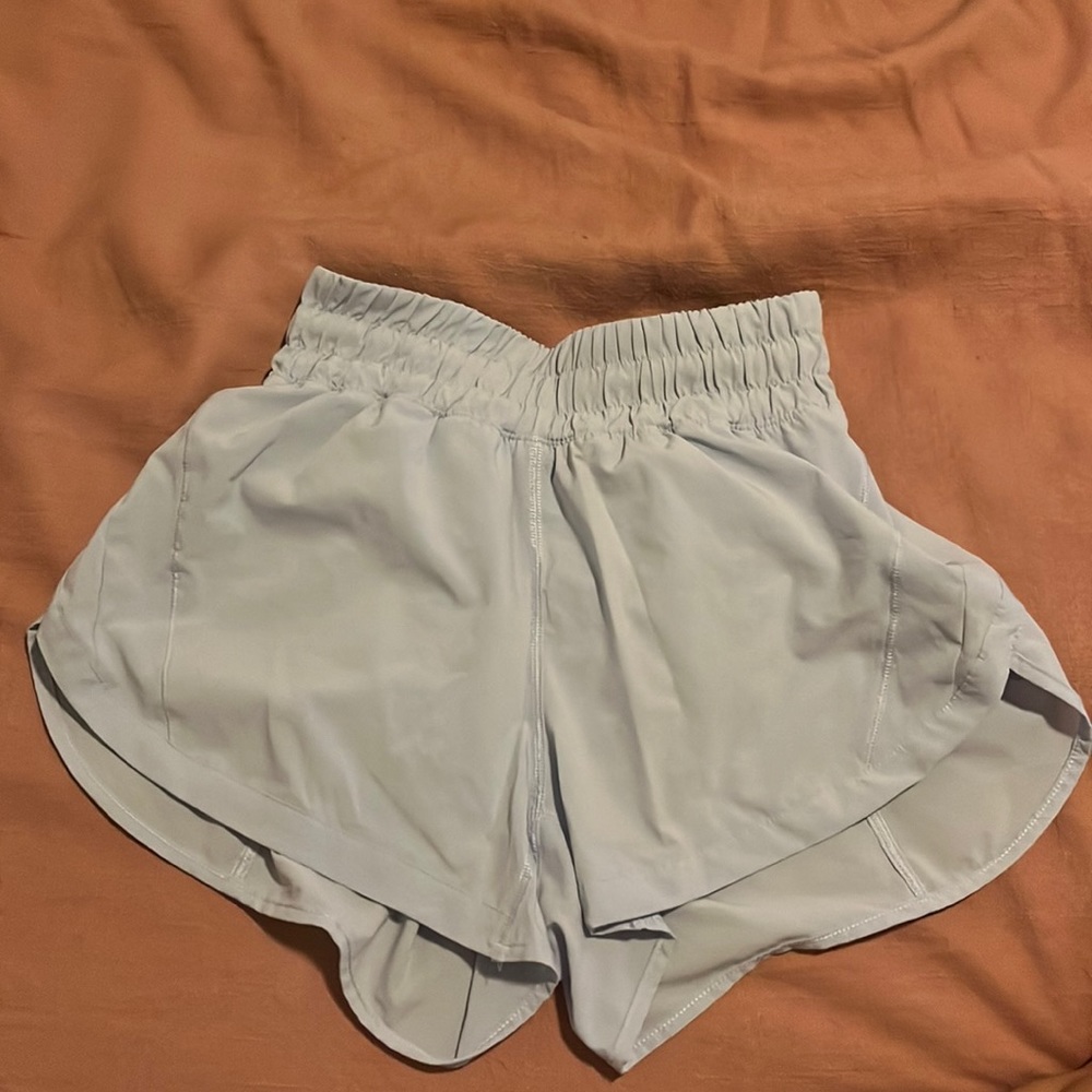 Track That High-Rise Lined Short 3" pastel blue